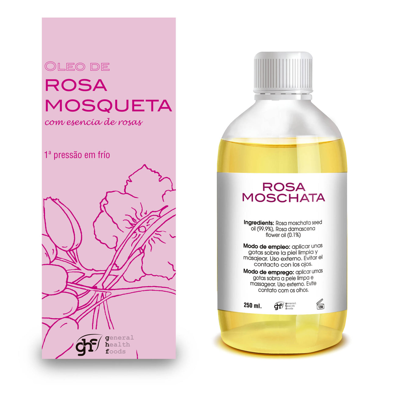 rosa moschata seed oil ACEITE ROSA MOSQUETA + esencia rosas 250ml. – HerboAhorro