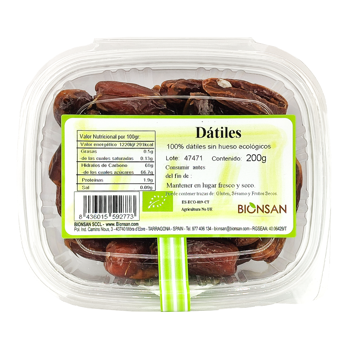 DATILES sin hueso 200gr. ECO – HerboAhorro