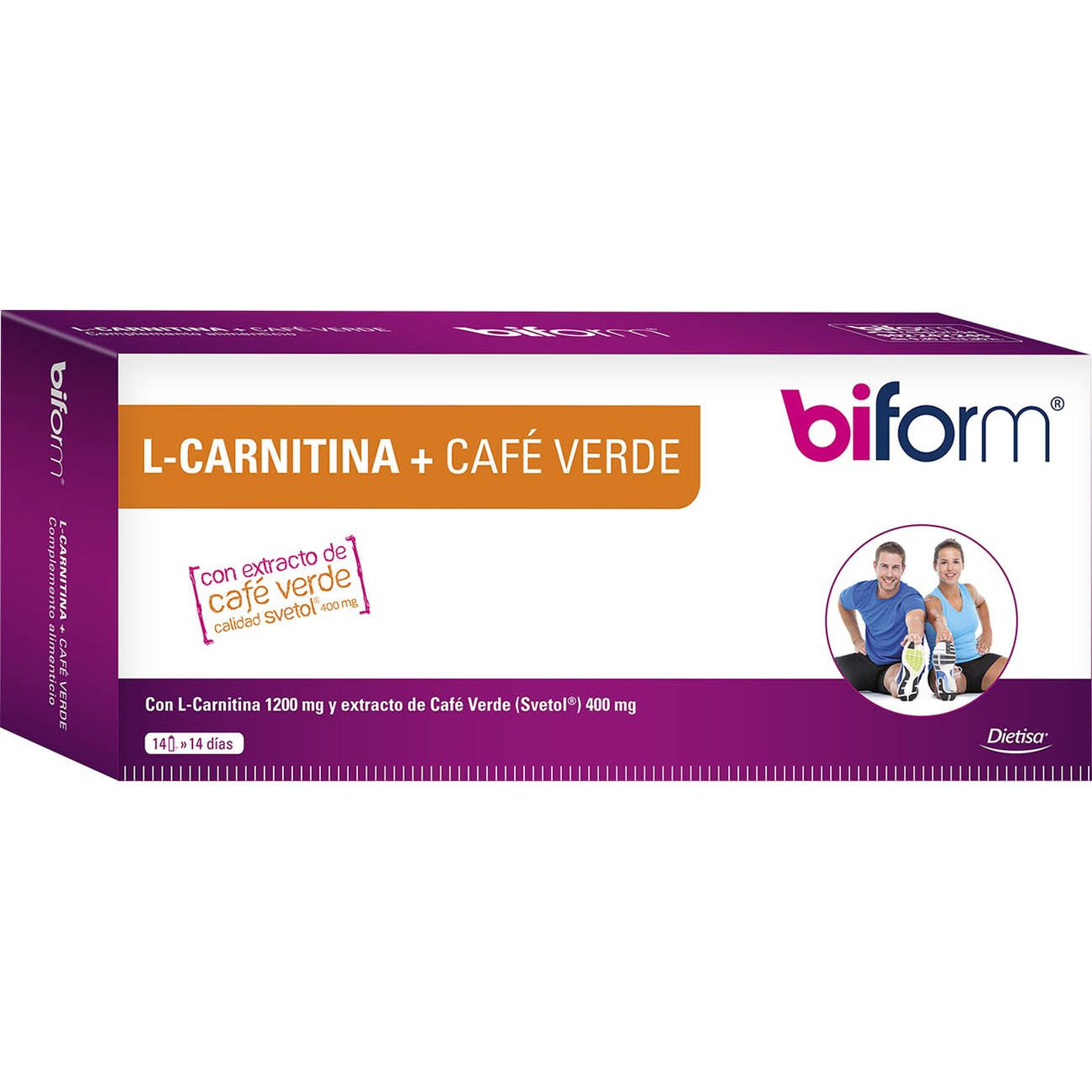 L Carnitina Café Verde (14 viales) Dietisa – HerboAhorro